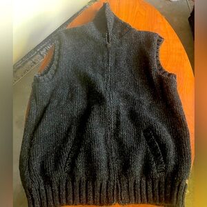 Men's Black Sweater Vest